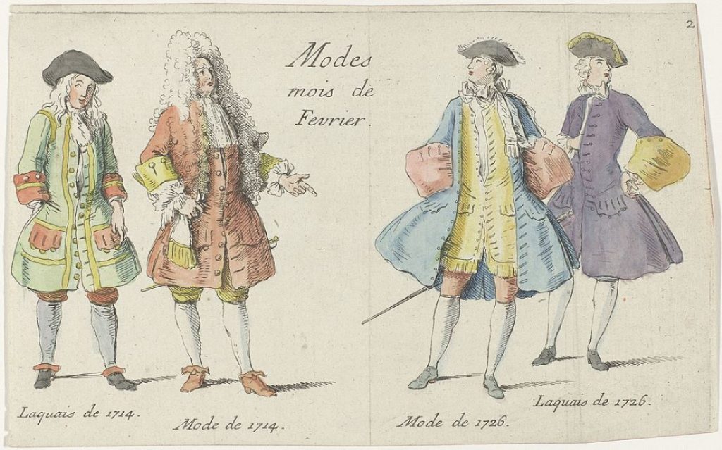 Georgian era fashions. Image: public domain.