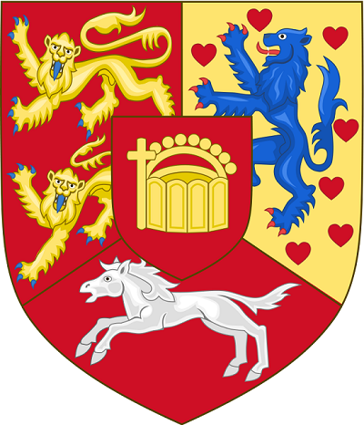 Arms of House of Hanover. Credit Sodacan CC3.0.