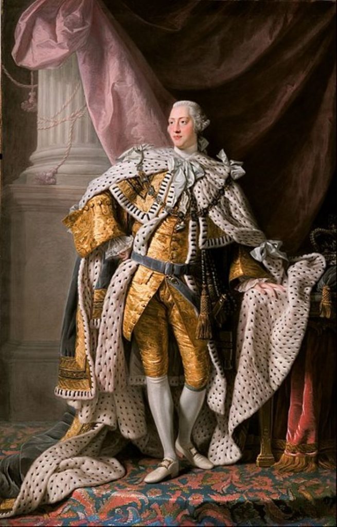 King George III succeeded his grandfather as Britain's monarch in 1760. Image: Public domain.