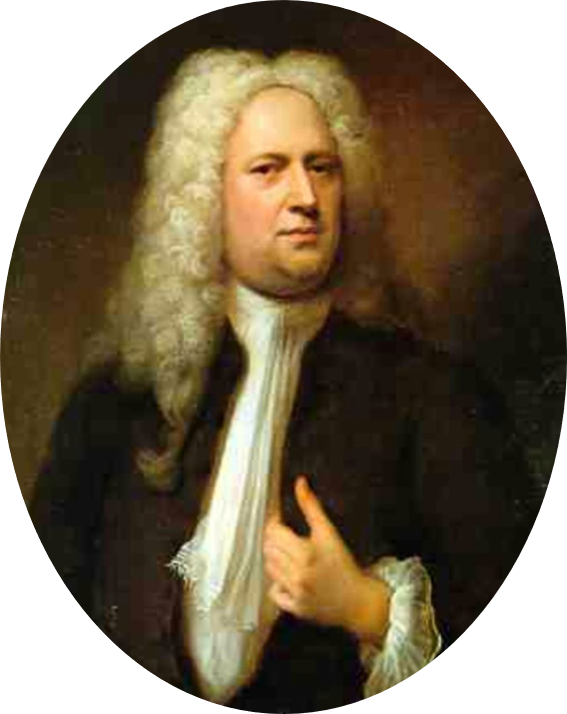 Composer George Frederick Handel. Image: Wikipedia. Public Domain.