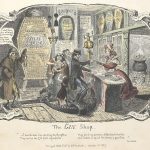 The Gin Shop by George Cruickshank. (1829) Image: Wikipedia. Public Domain.