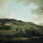 Chatsworth house and grounds by Marlow. Public domain.